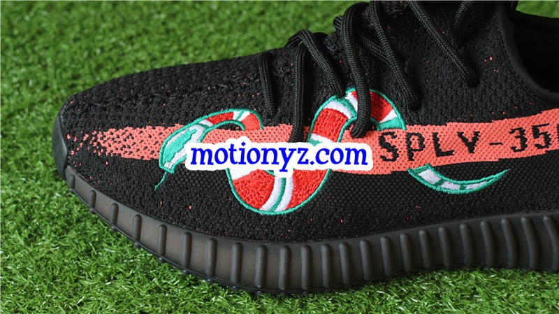 Yeezy Boost 350 V2 Snakes Black Red